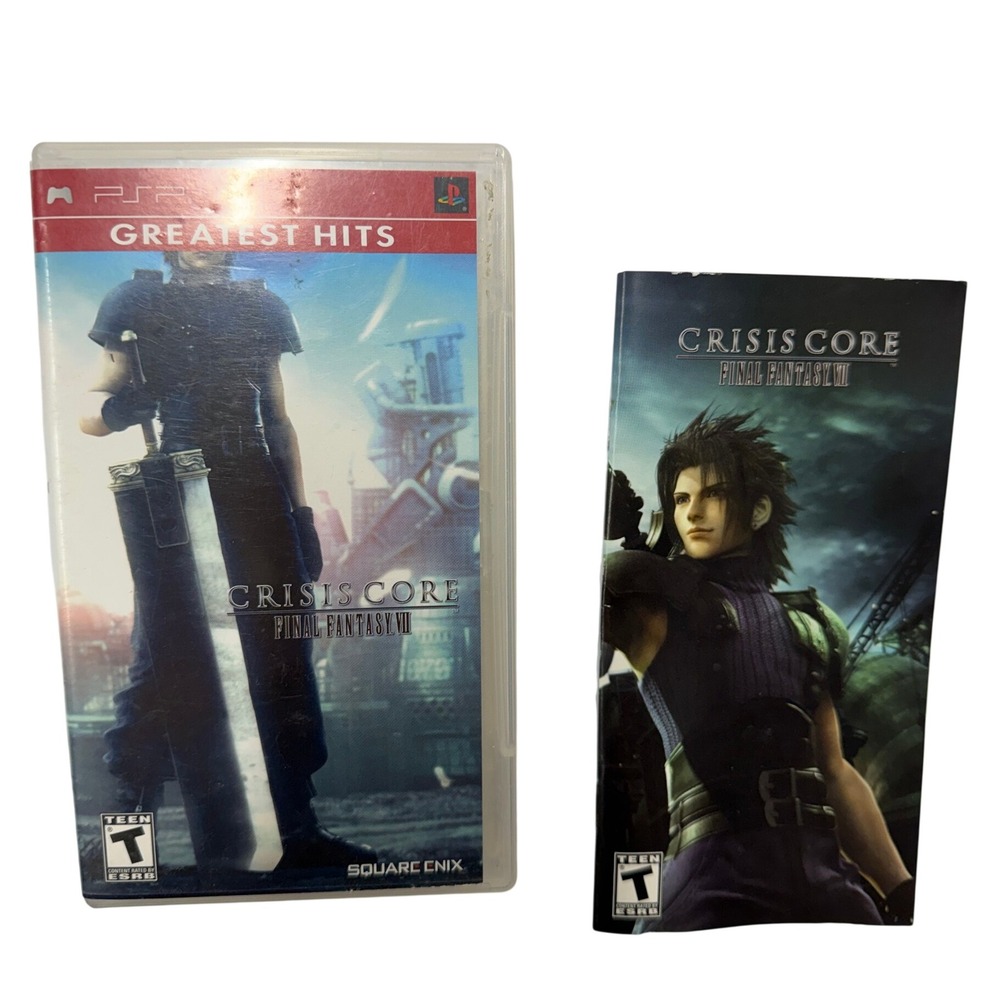 Crisis Core Final Fantasy VII Sony PSP Greatest Hits CIB Square Enix RPG